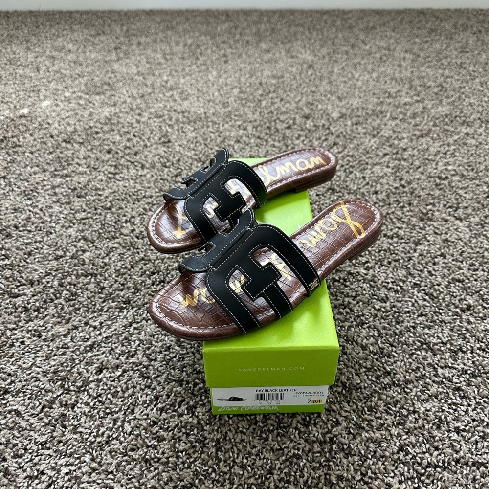 Sam Edelman Bay Cutout Slide Sandal, size 7 - Picture 6 of 6